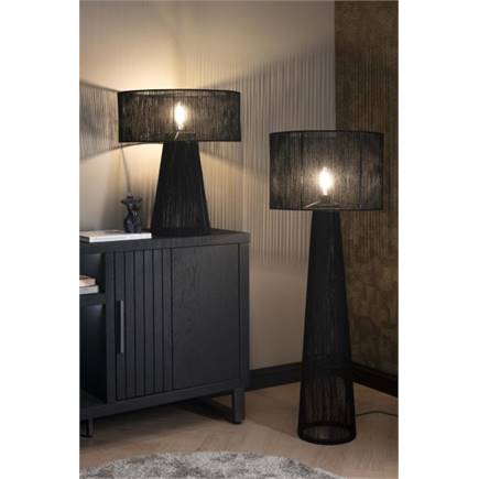 Coco Maison Tali 1*E27 H120cm Zwart